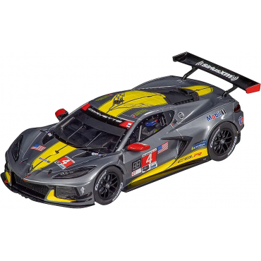 CARRO PARA PISTA ELÉTRICA AUTORAMA CARRERA DIGITAL CHEVROLET CORVETTE C8.R NÚMERO 4 ESCALA 1/24 CAR20023912